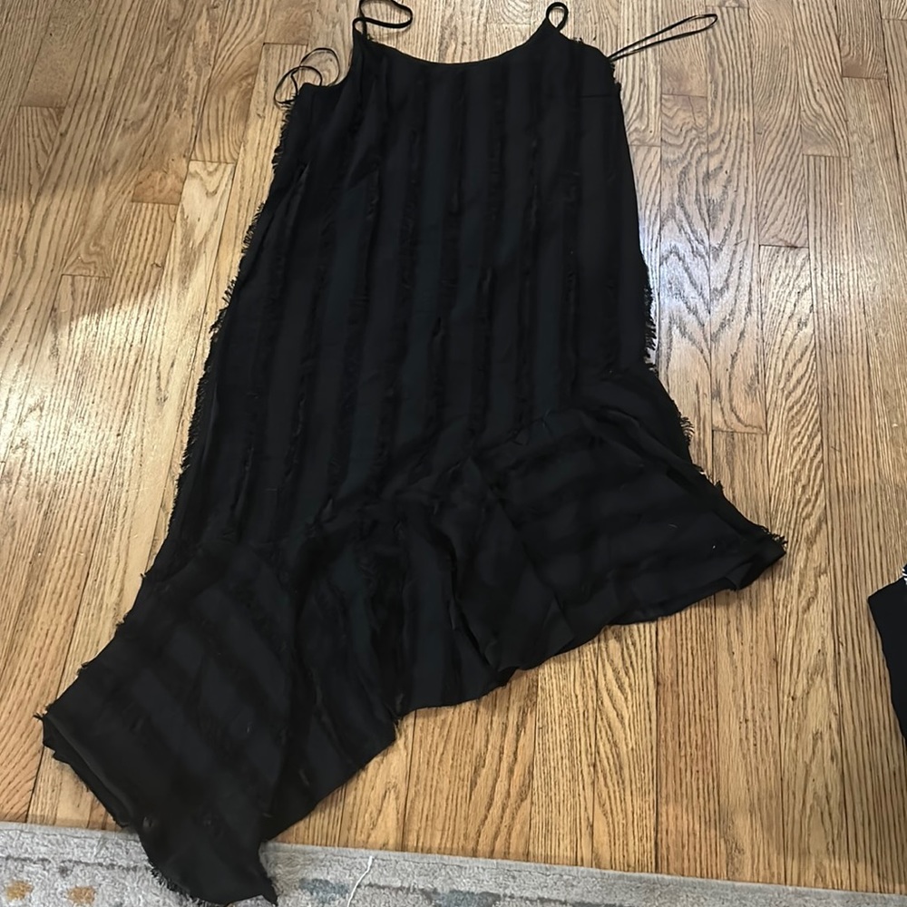 Anthropologie dress - black with texture
